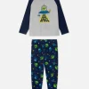 Pyjama En Molleton à Motif Spatial
