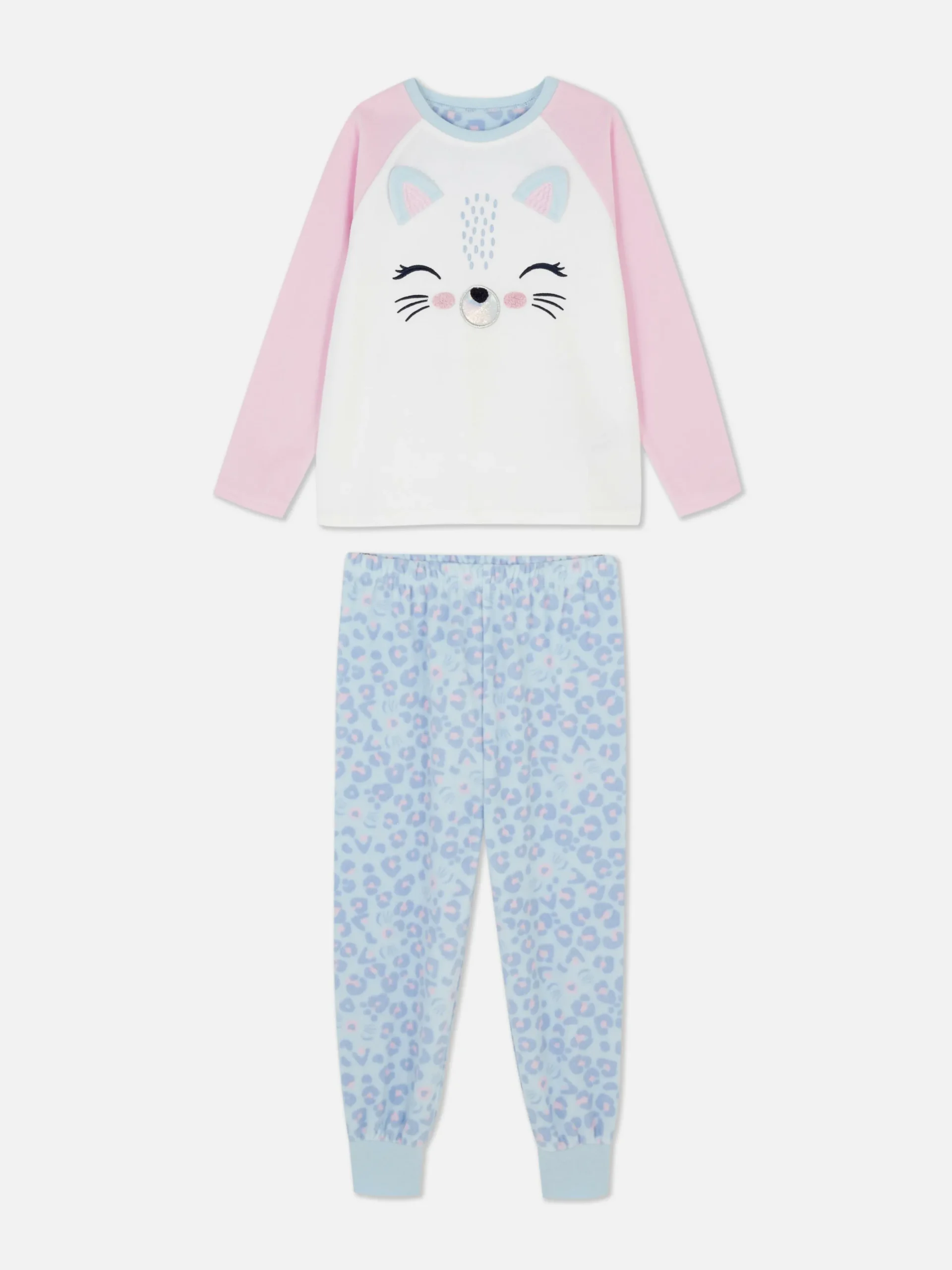 Pyjama En Molleton à Motif Chat