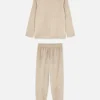 Pyjama En Polaire à Texture Câble