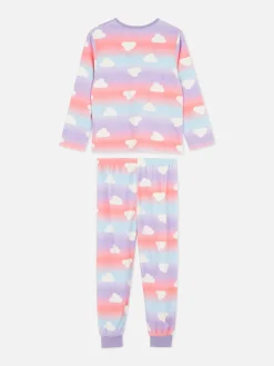 Pyjama En Velours Nuage à Dégradé