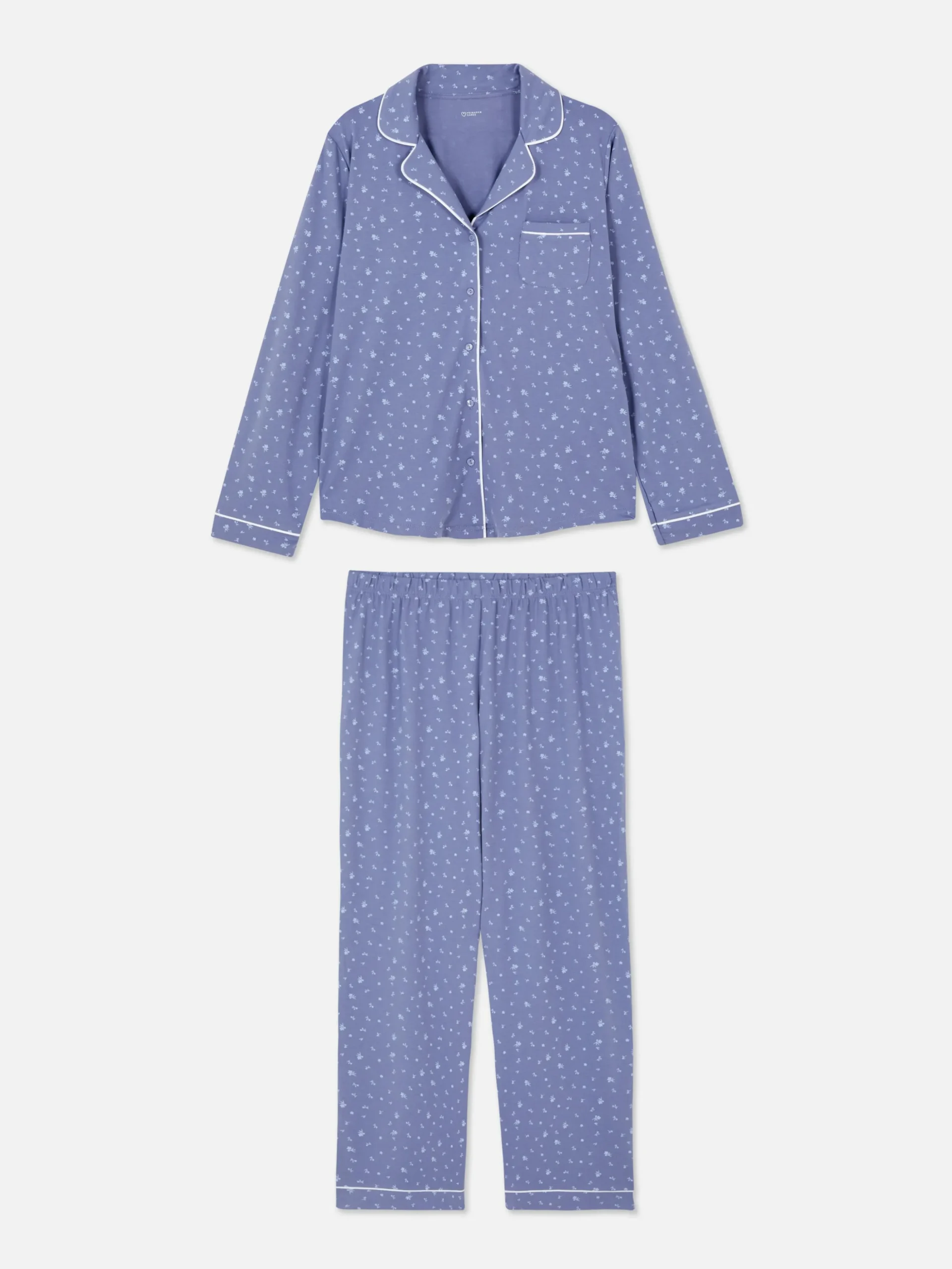Pyjama Long Boyfriend à Motif
