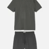 Pyjama Short Texturé