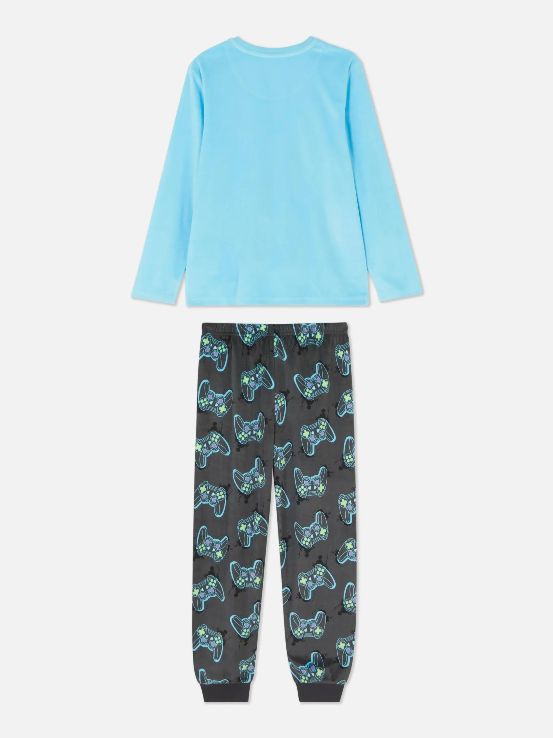 Pyjama T-shirt Et Bas à Motif Manette De Jeu Vidéo