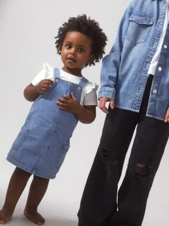 Robe Chasuble En Denim
