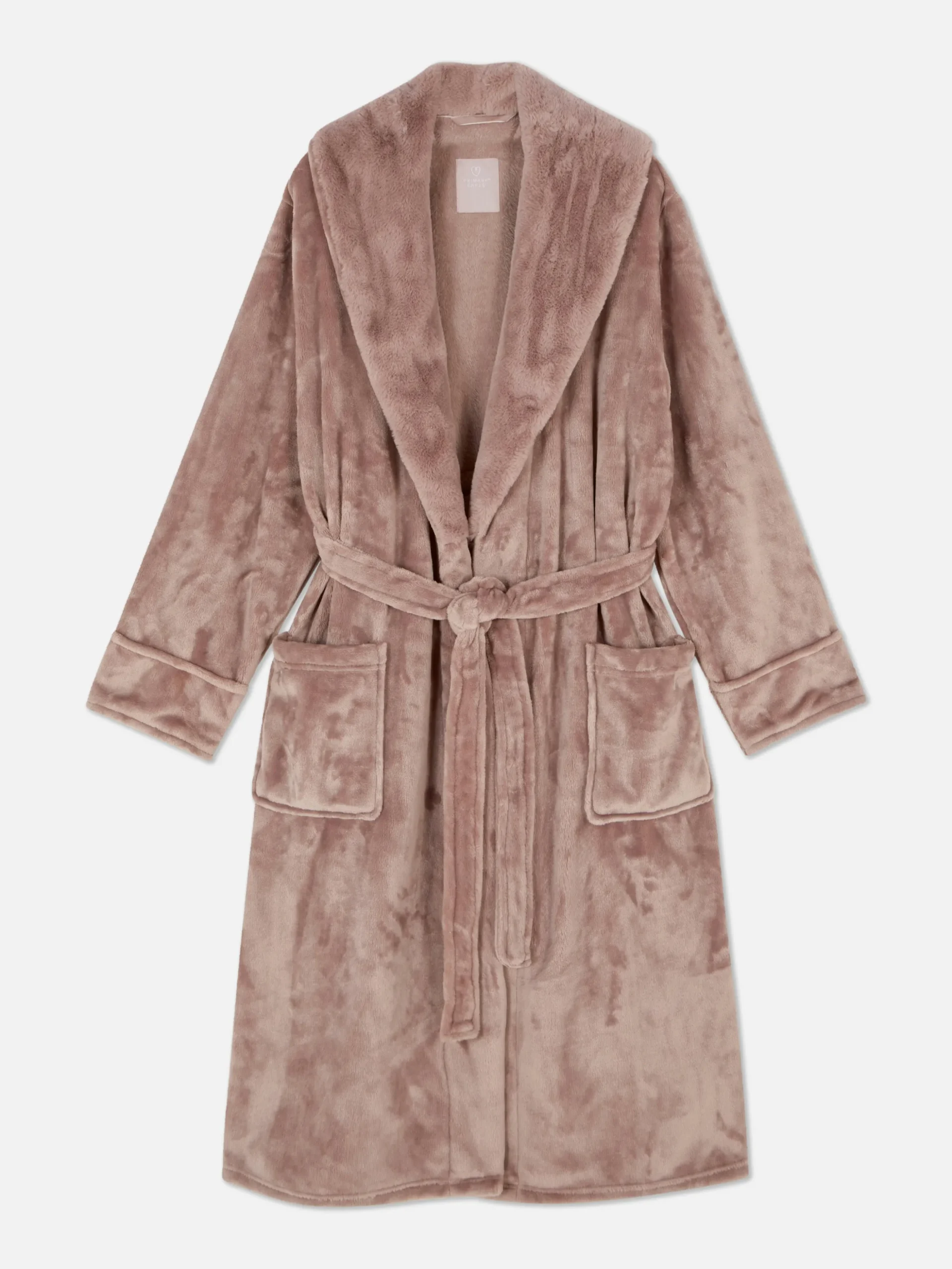 Robe De Chambre Mi-longue Duveteuse