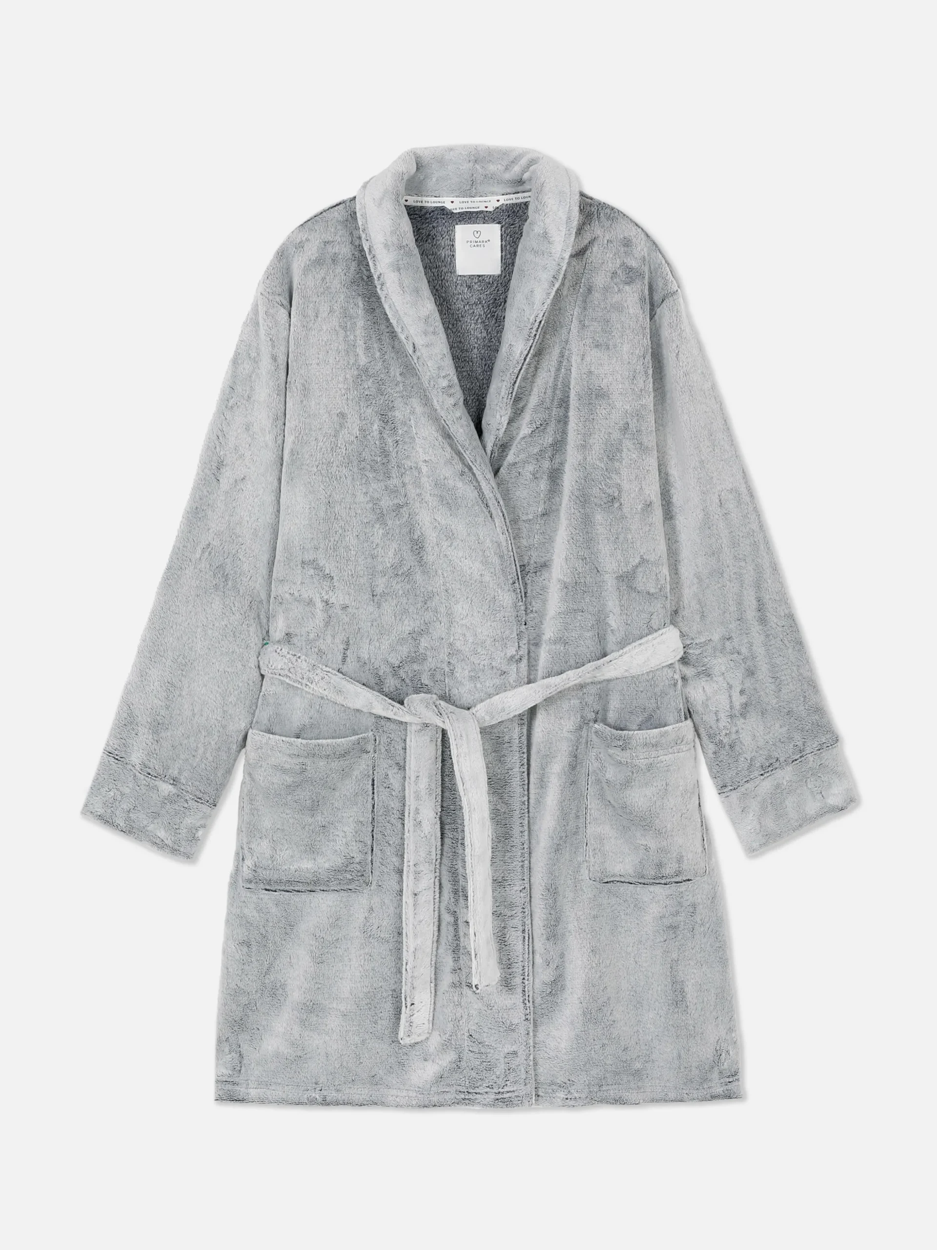 Robe De Chambre Mi-longue Duveteuse