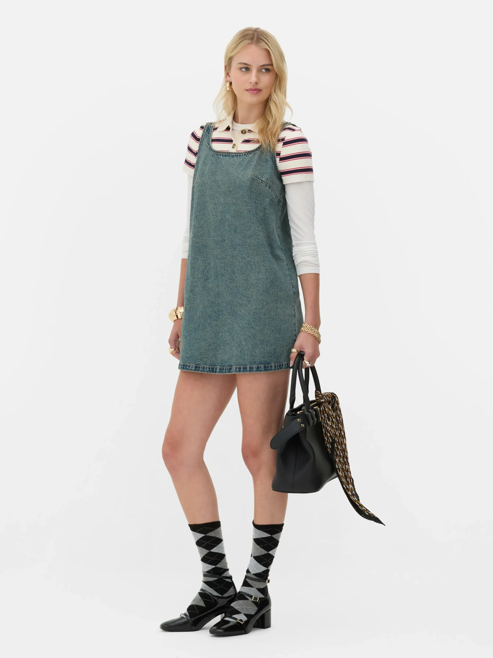 Robe Droite En Denim Rita Ora