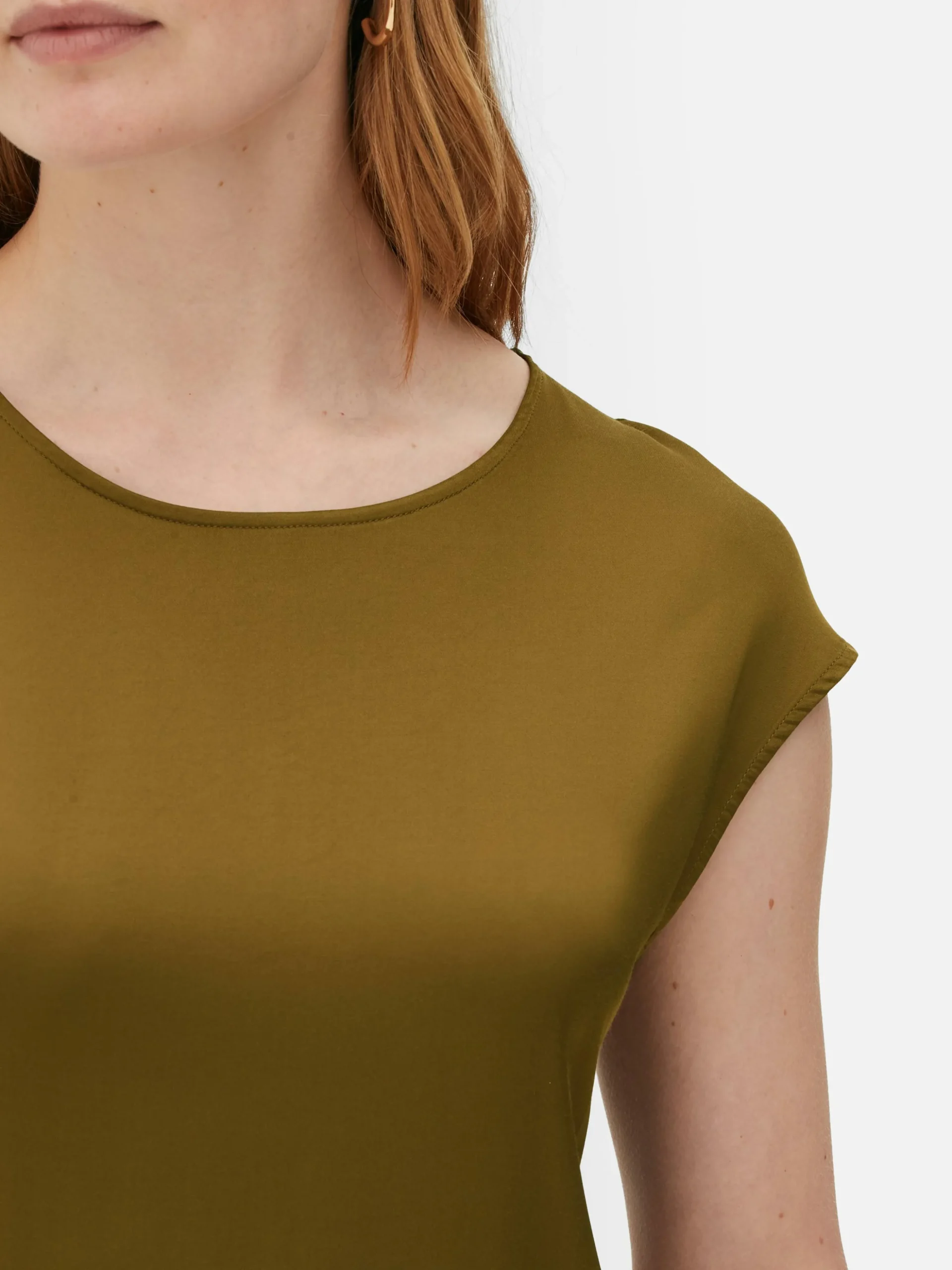 Robe Mi-longue En Satin The Edit