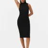 Robe Mi-longue Sans Manches En Maille