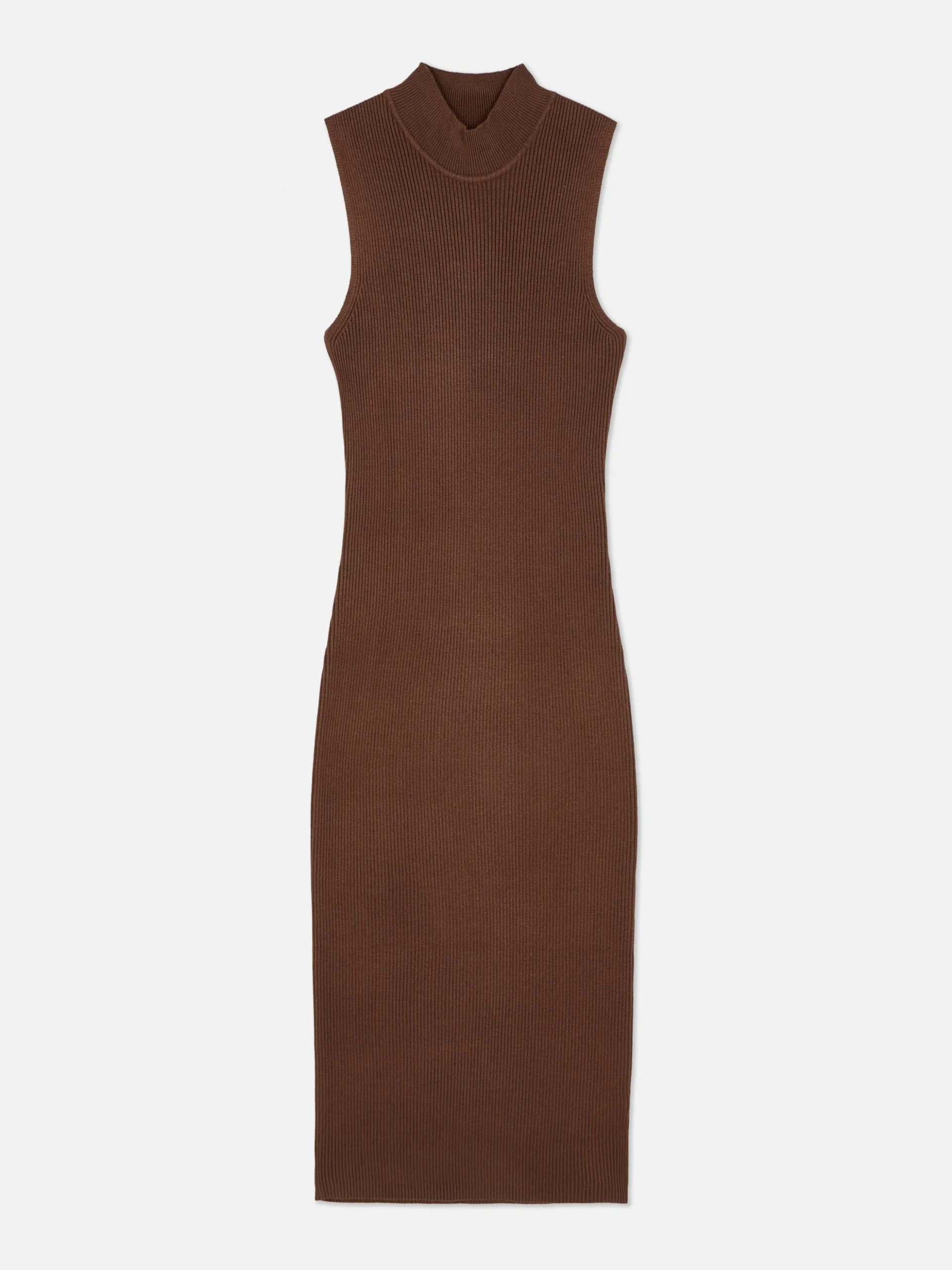 Robe Mi-longue Sans Manches En Maille
