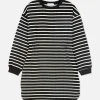 Robe Sweat-shirt à Rayures