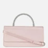 Sac à Bandoulière En Satin Avec Anse à Strass