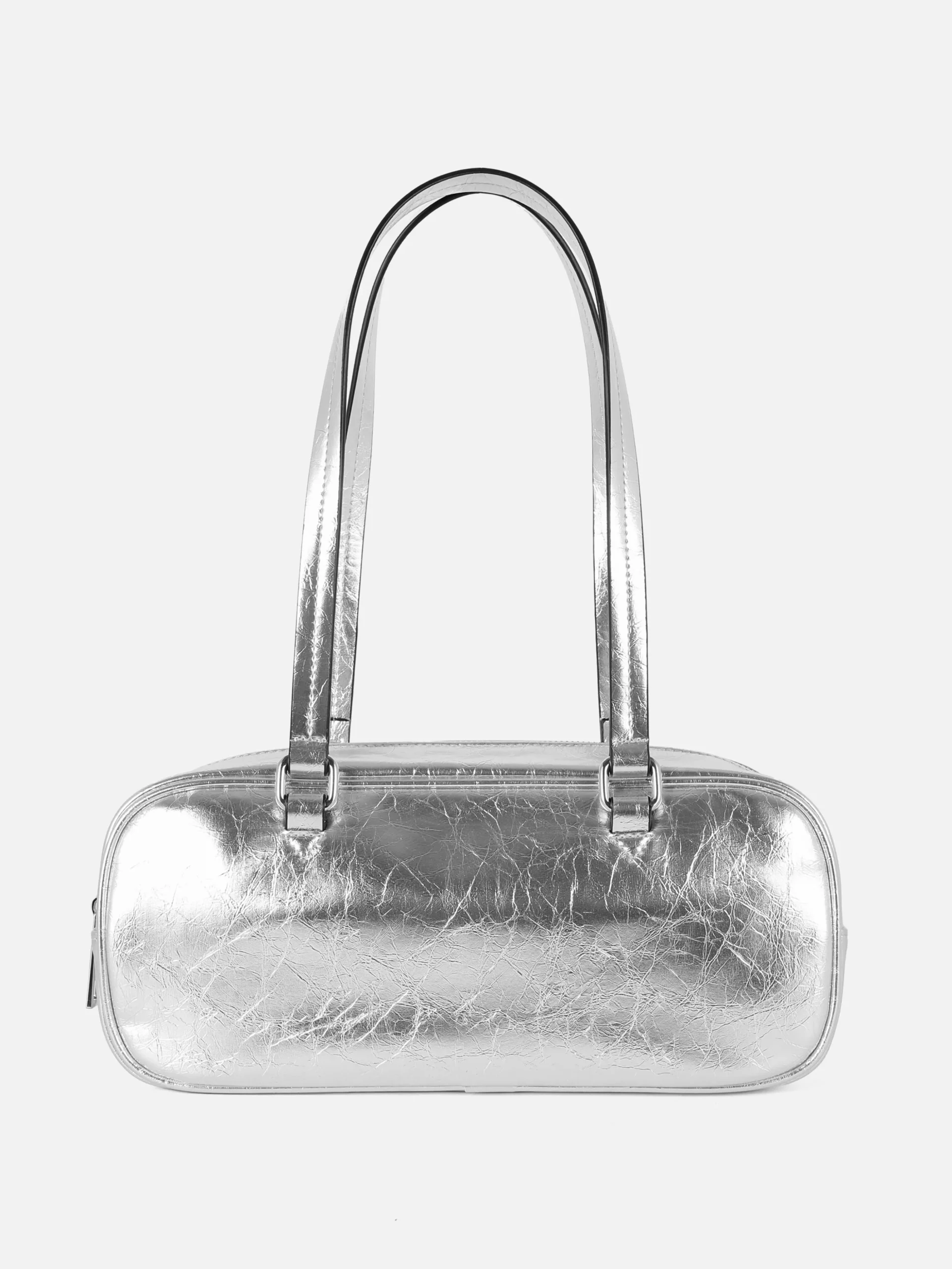 Sac à Bandoulière En Tissu Froncé Texturé
