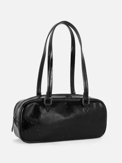 Sac à Bandoulière En Tissu Froncé Texturé