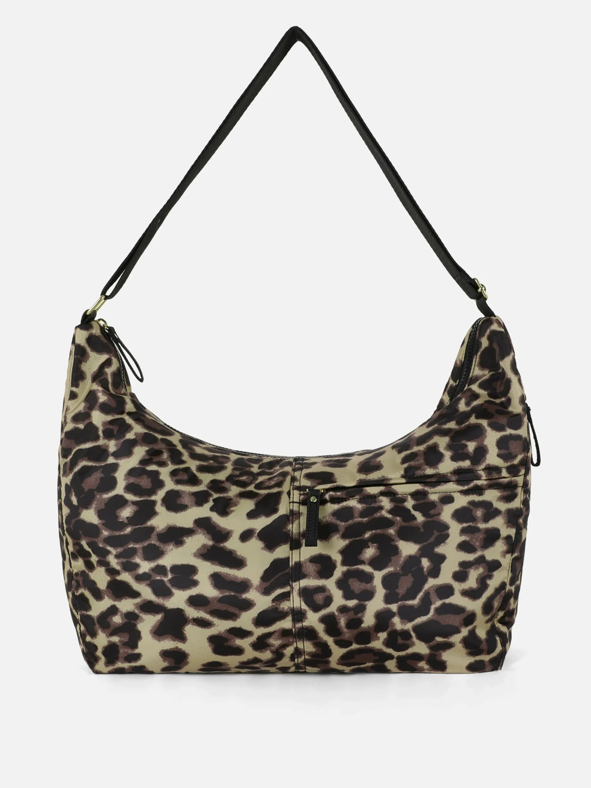 Sac à Bandoulière Oversize à Imprimé Léopard