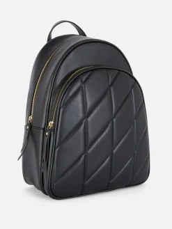 Sac à Dos En Simili Cuir Matelassé