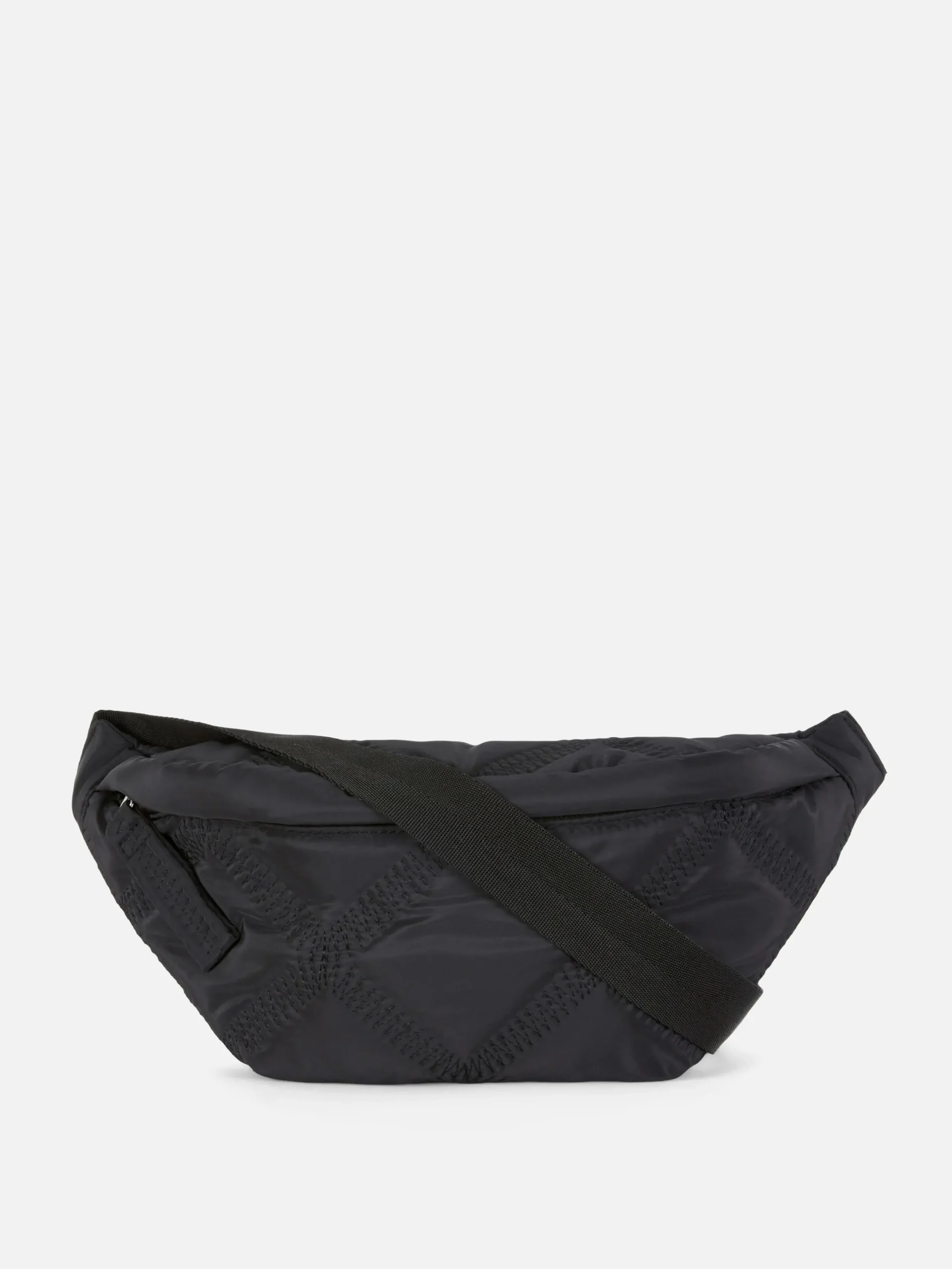 Sac Banane à Motif Losange Cousu