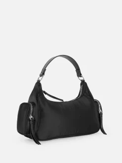 Sac Bandoulière En Satin Avec Poche
