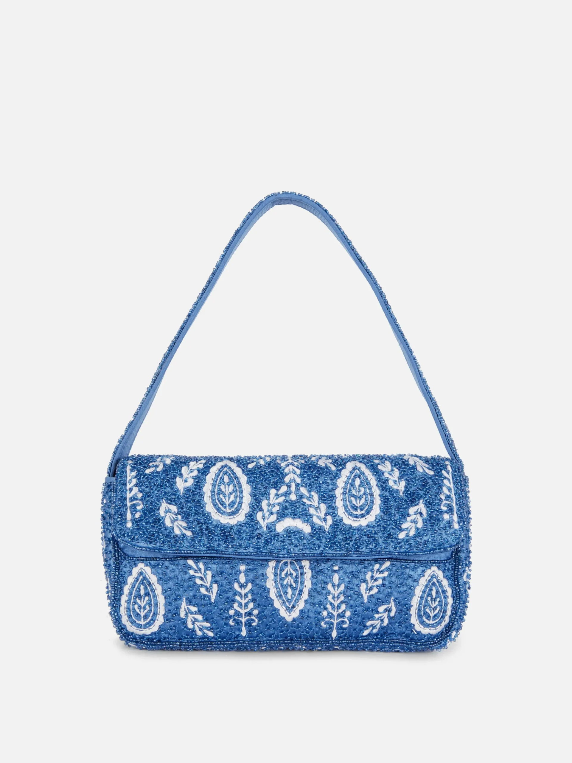Sac Bandoulière Orné De Perles