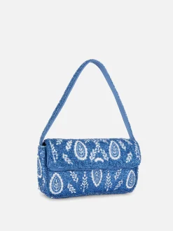 Sac Bandoulière Orné De Perles