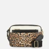 Sac Bandoulière (petit) à Double Zip En Faux Crocodile