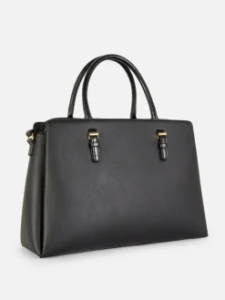 Sac Fourre-tout à Pochette Amovible En Simili Cuir