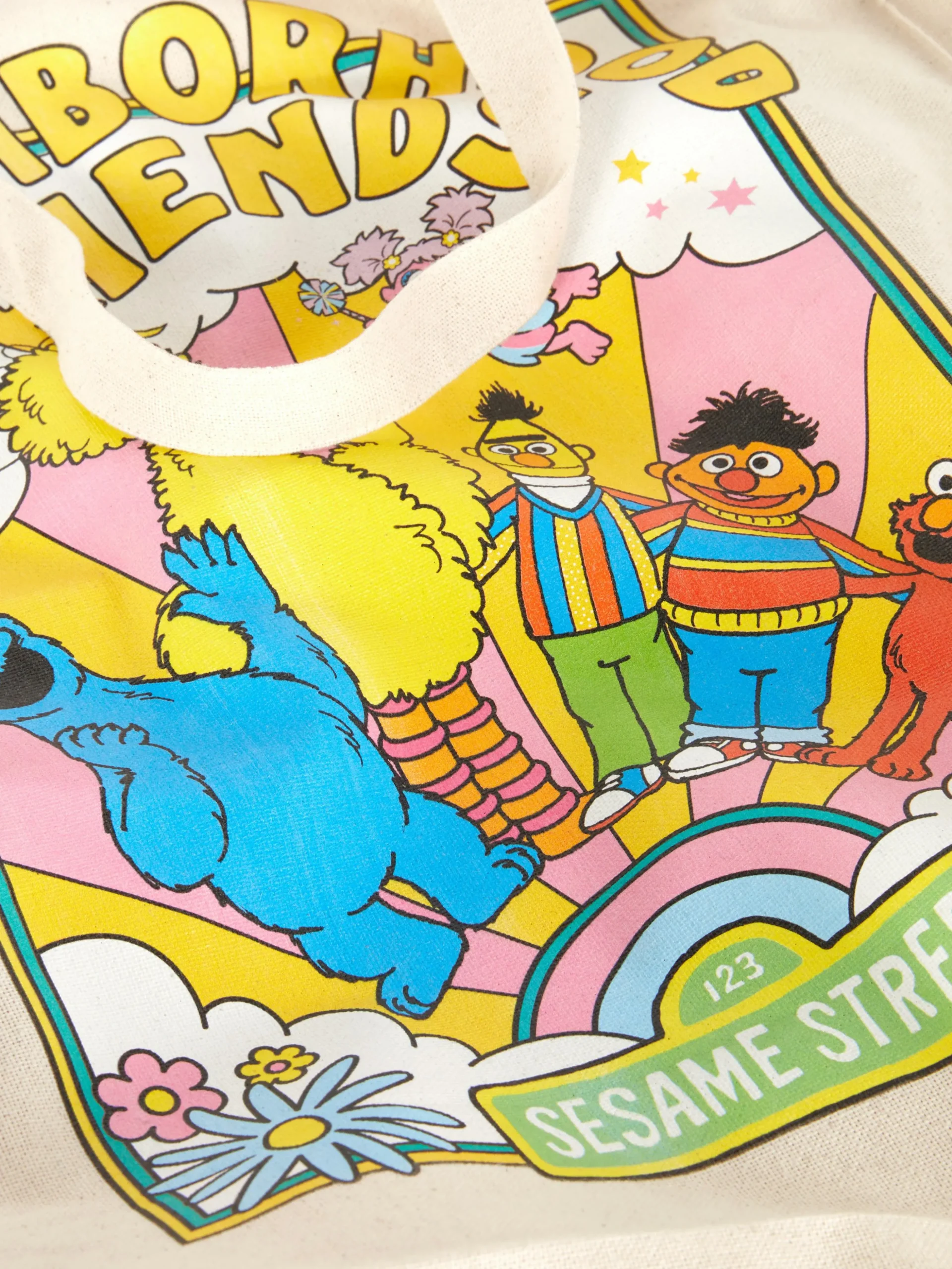 Sac Fourre-tout En Toile Sesame Street