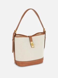 Sac Seau à Finitions En Simili Cuir The Edit