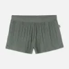 Short De Pyjama Plissé Ultra-doux