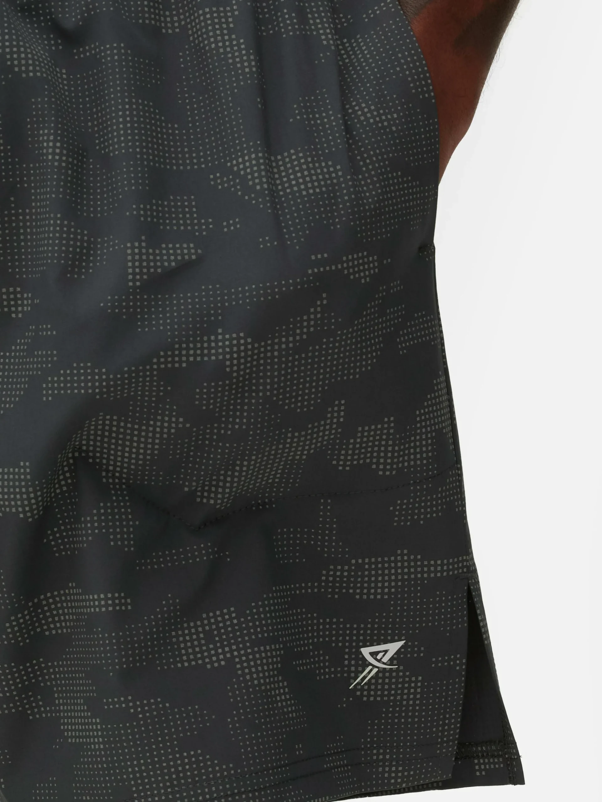 Short De Sport à Motifs Réfléchissants