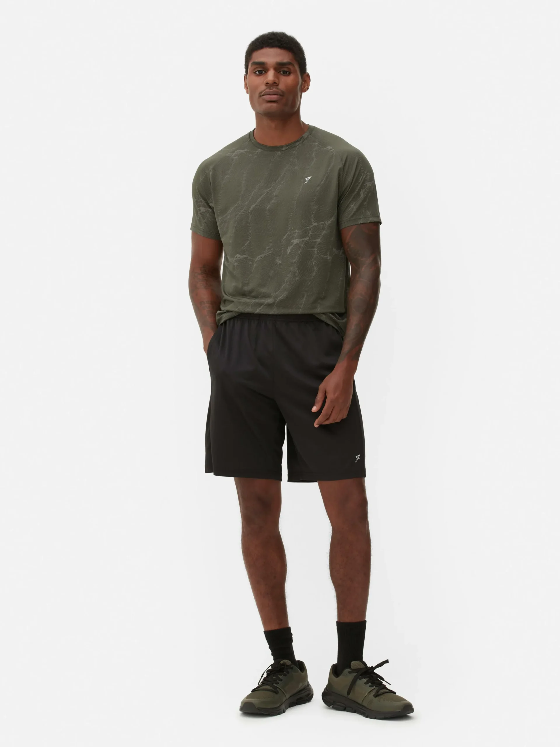 Short De Sport En Maille