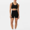 Short De Sport Taille Haute Sans Couture