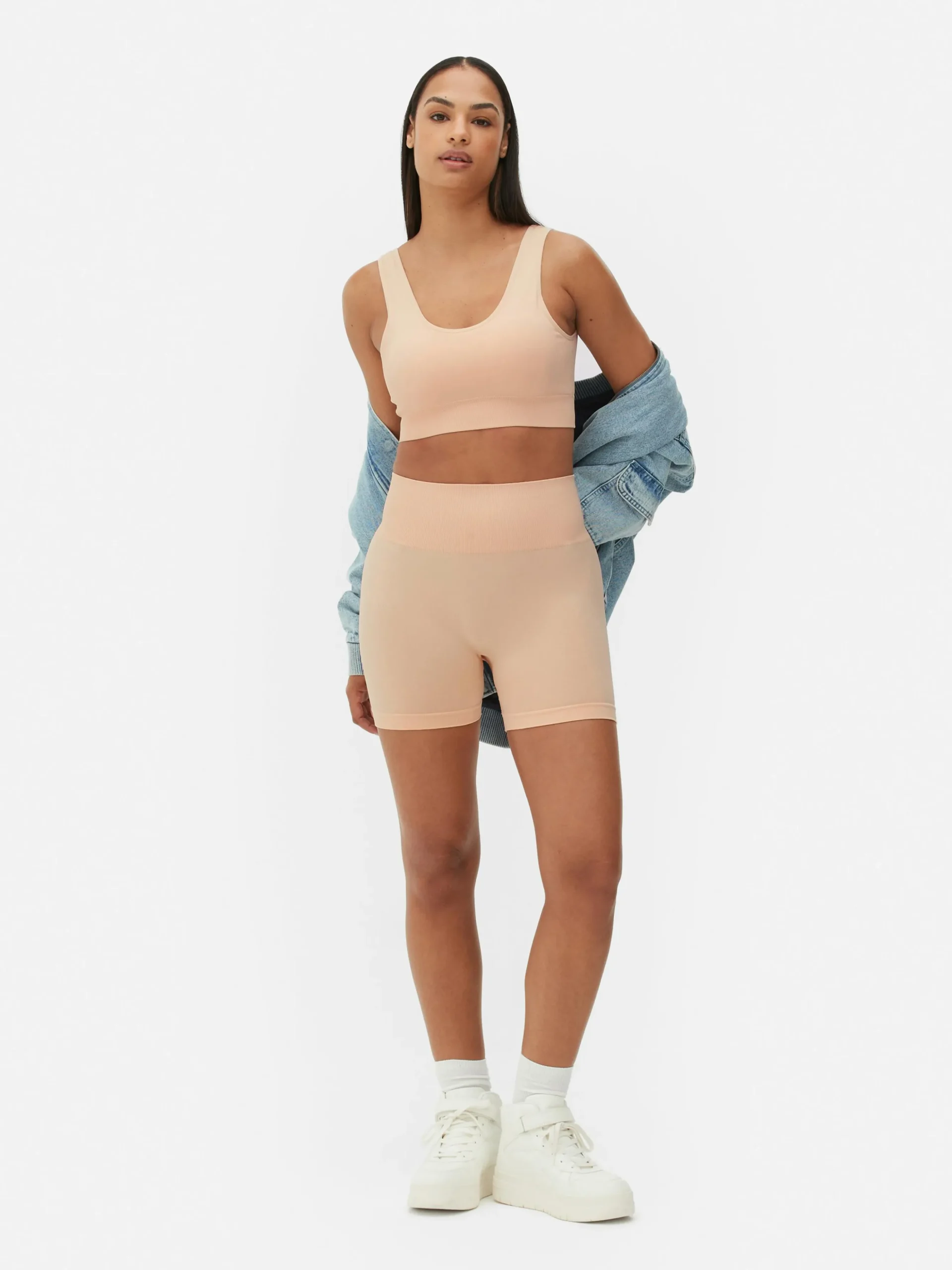 Short De Yoga Taille Haute Sans Coutures