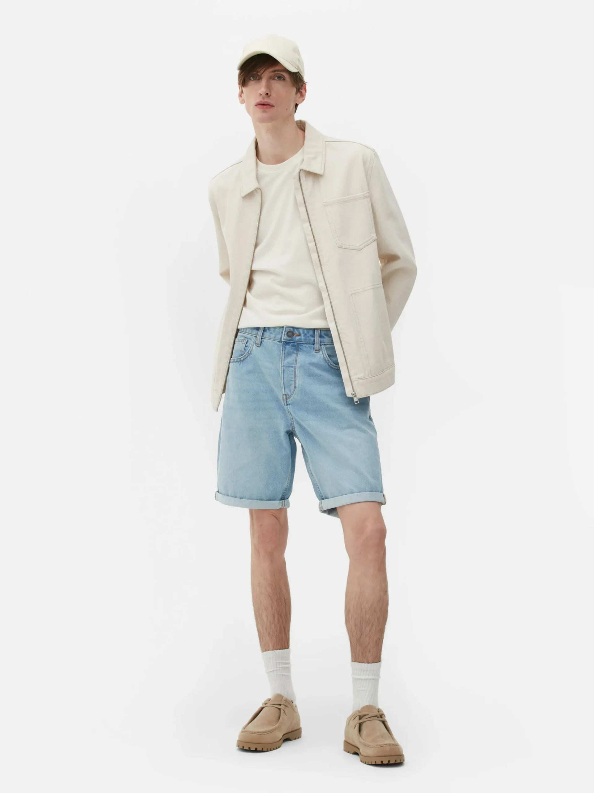 Short Droit En Jean