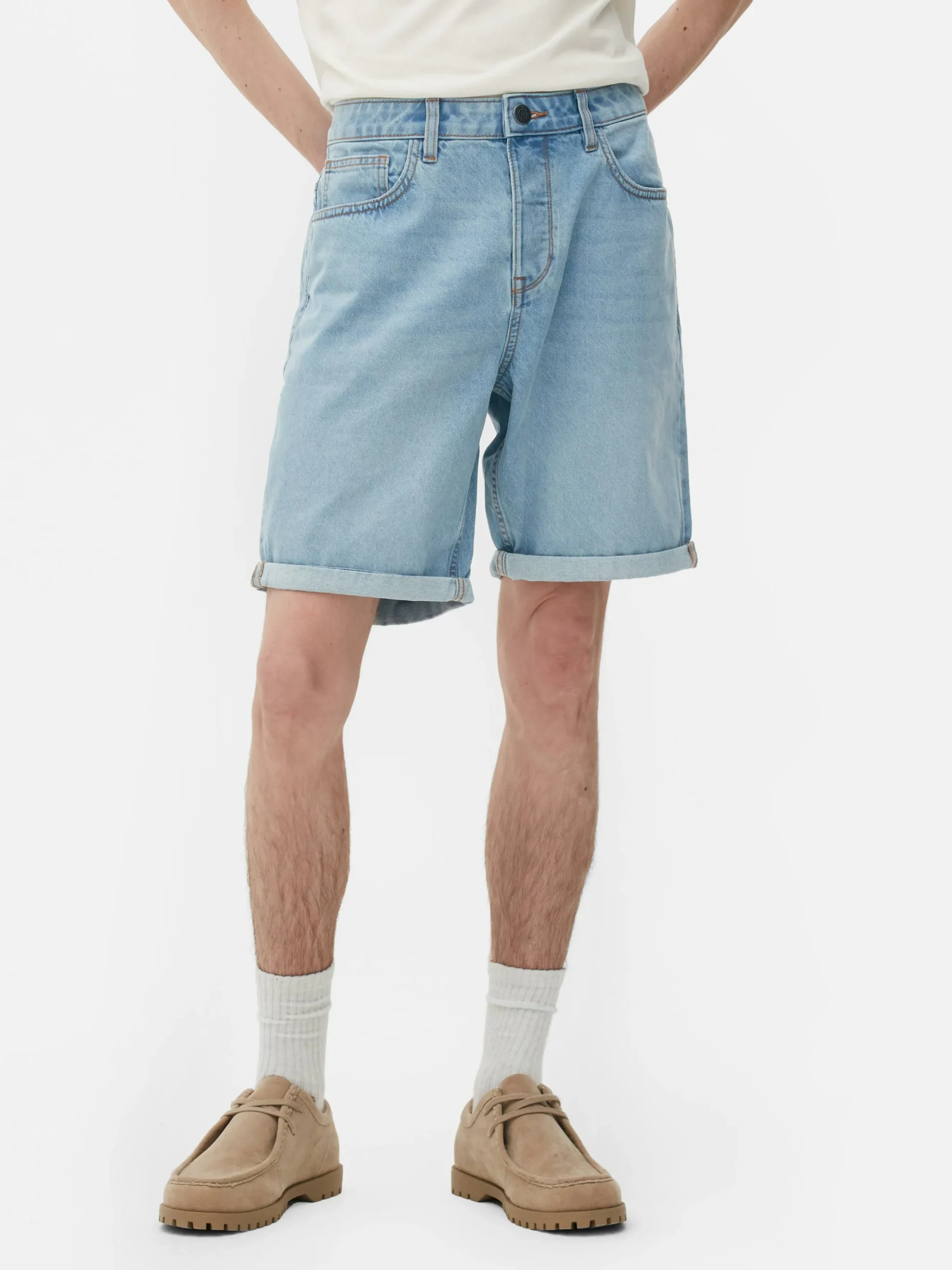 Short Droit En Jean