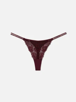 String En Dentelle à Double Lanière