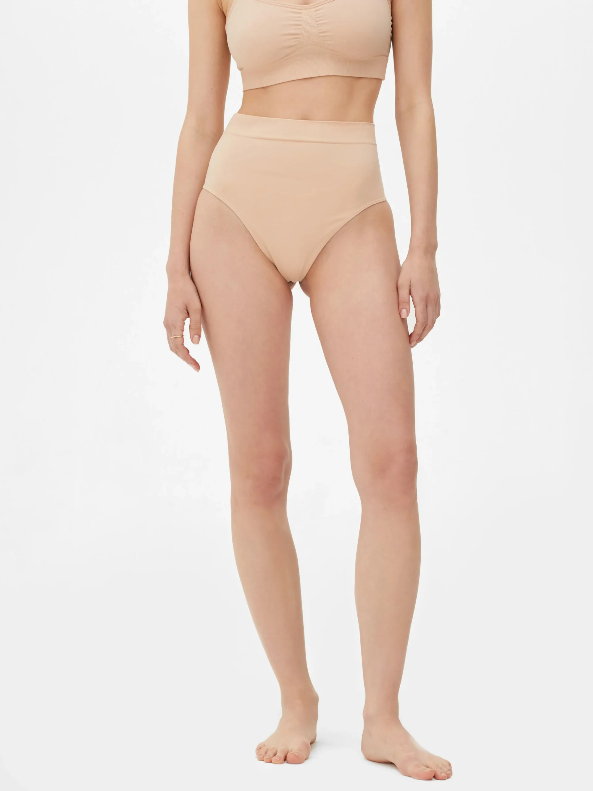 String Gainant à Taille Haute Sans Couture