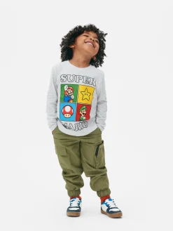 Super Mario Bros. T-shirt à Manches Longues