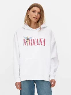 Sweat à Capuche Graphique Nirvana