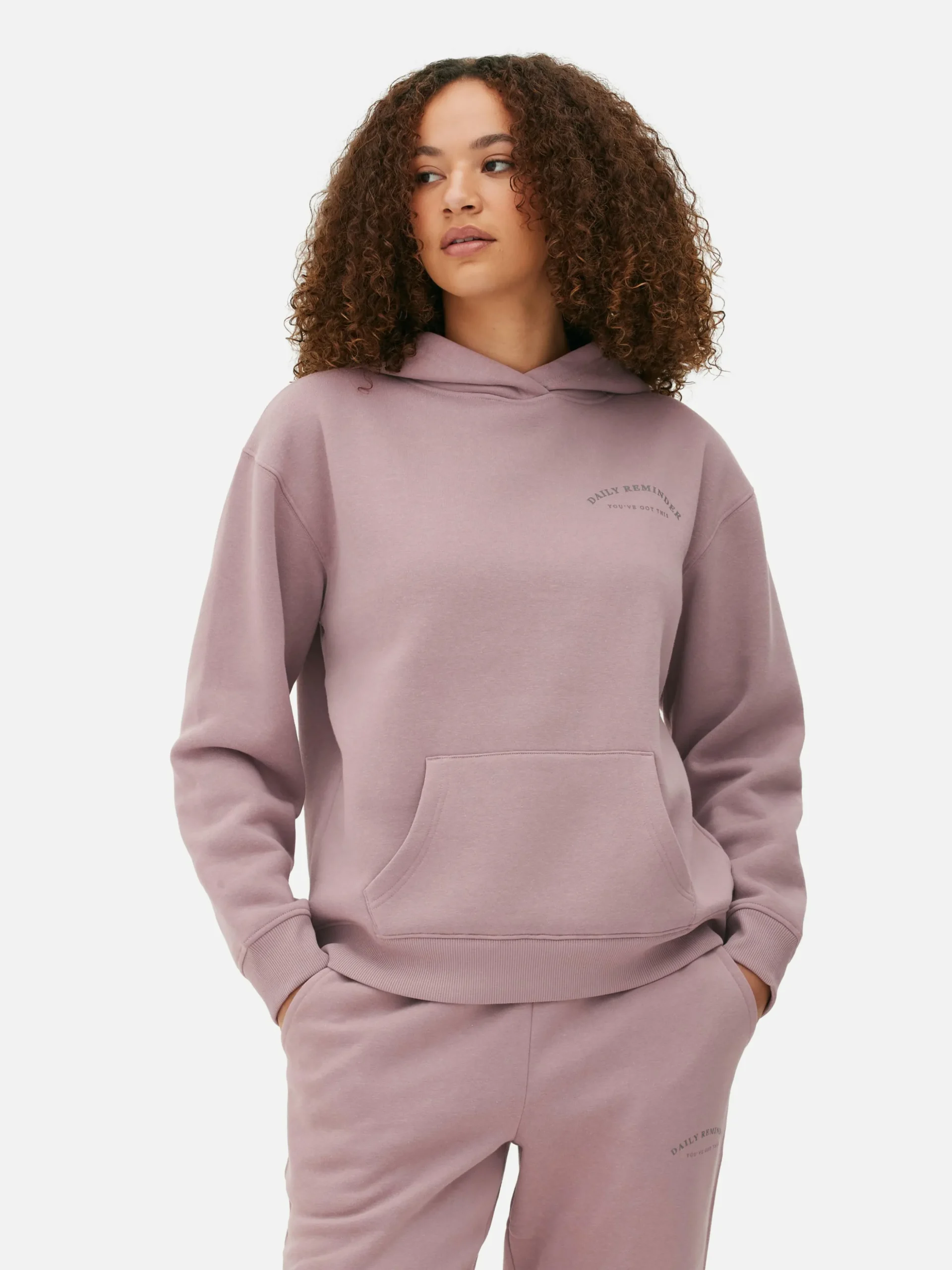 Sweat à Capuche Graphique à Coordonner