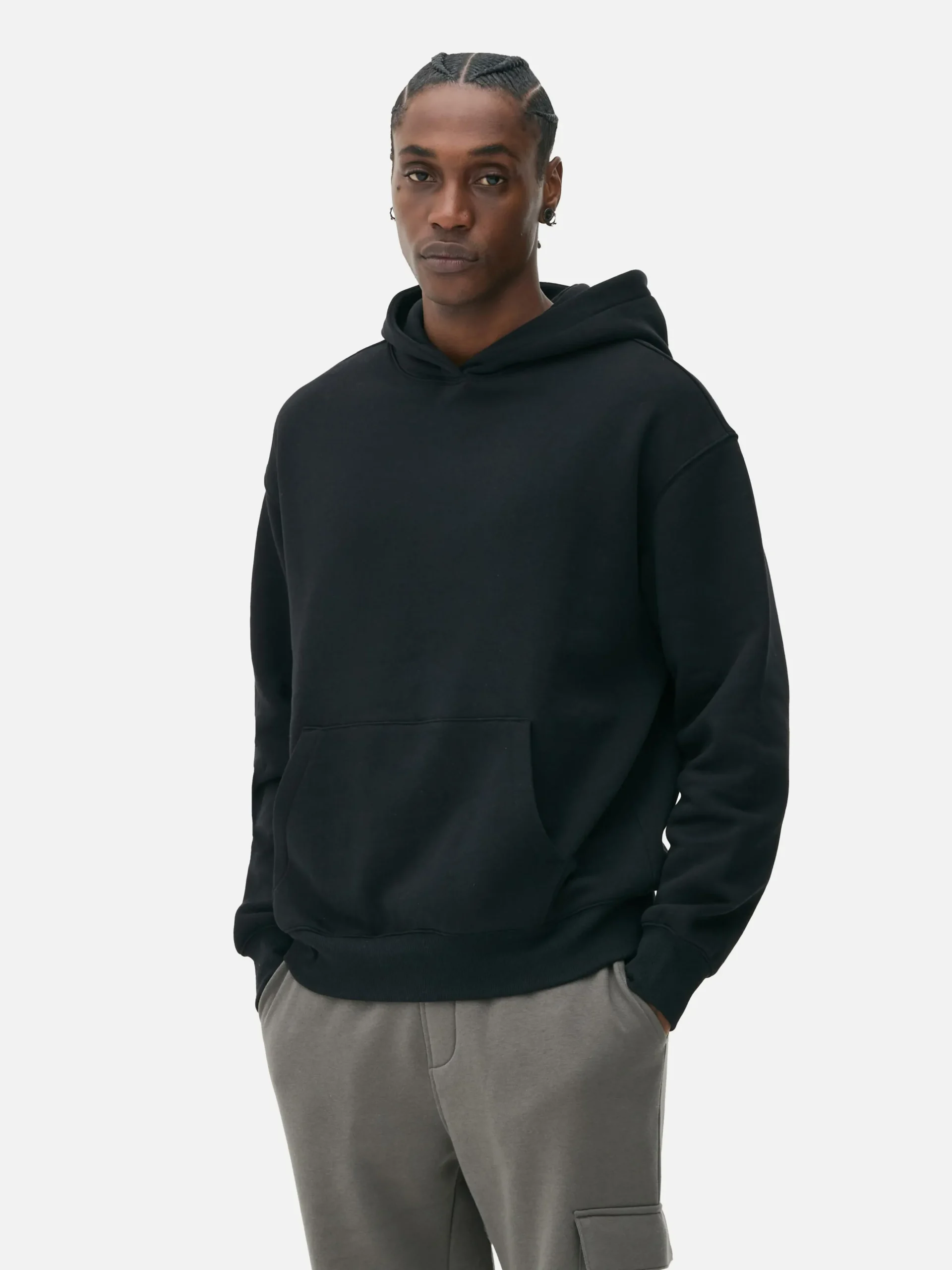 Sweat à Capuche Oversize En Jersey