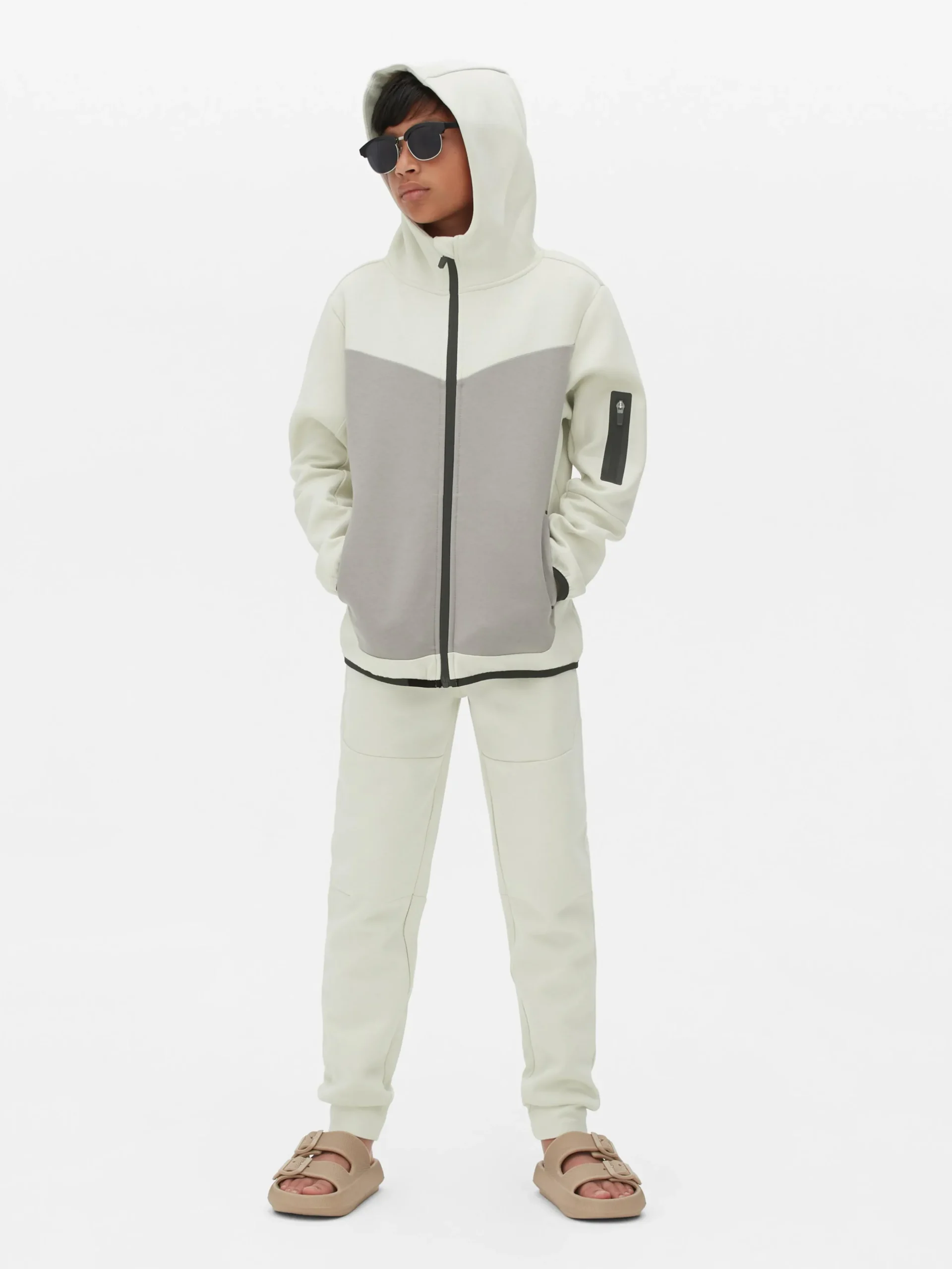 Sweat à Capuche Zippé à Coordonner