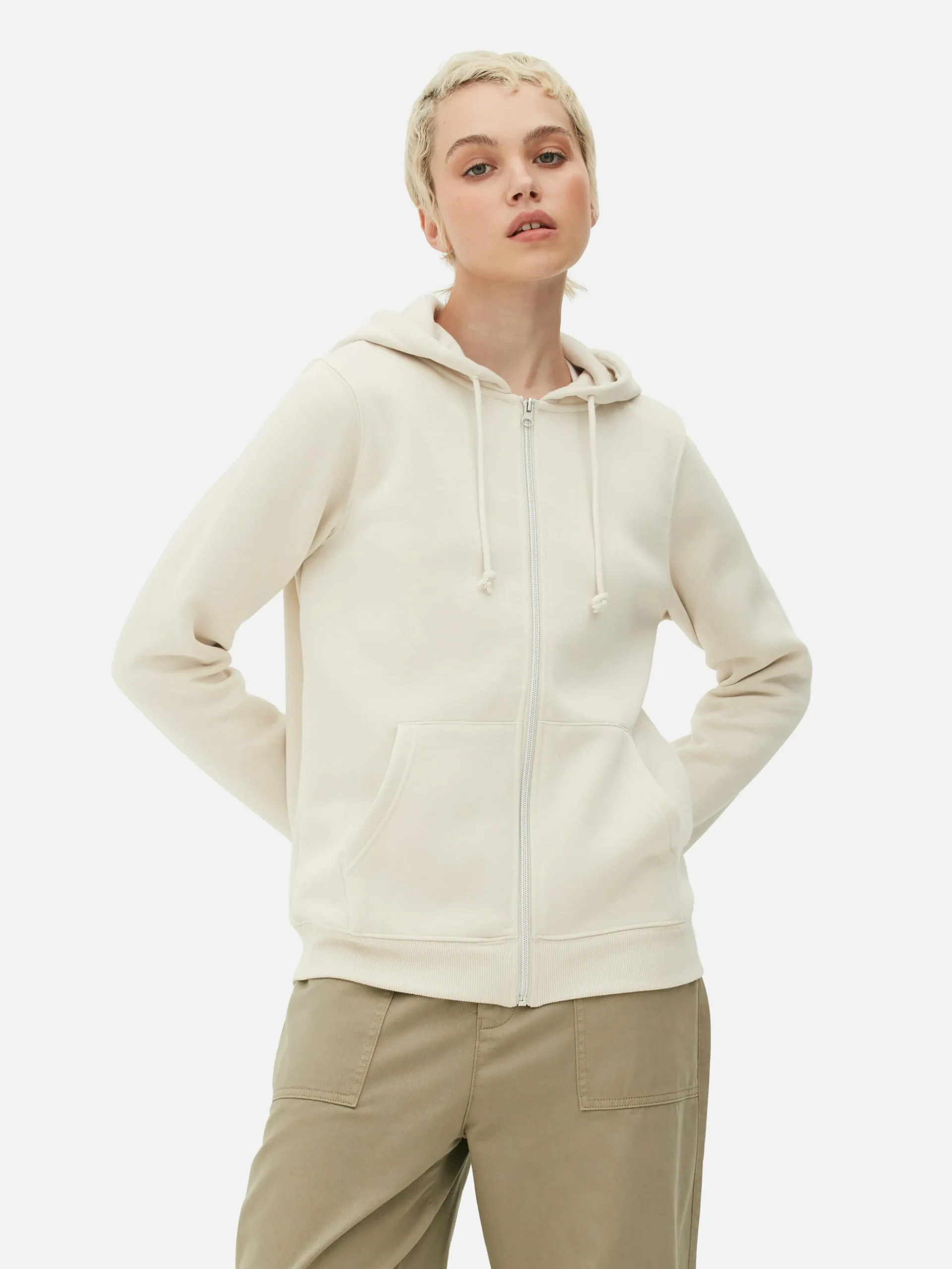 Sweat à Capuche Zippé Essential