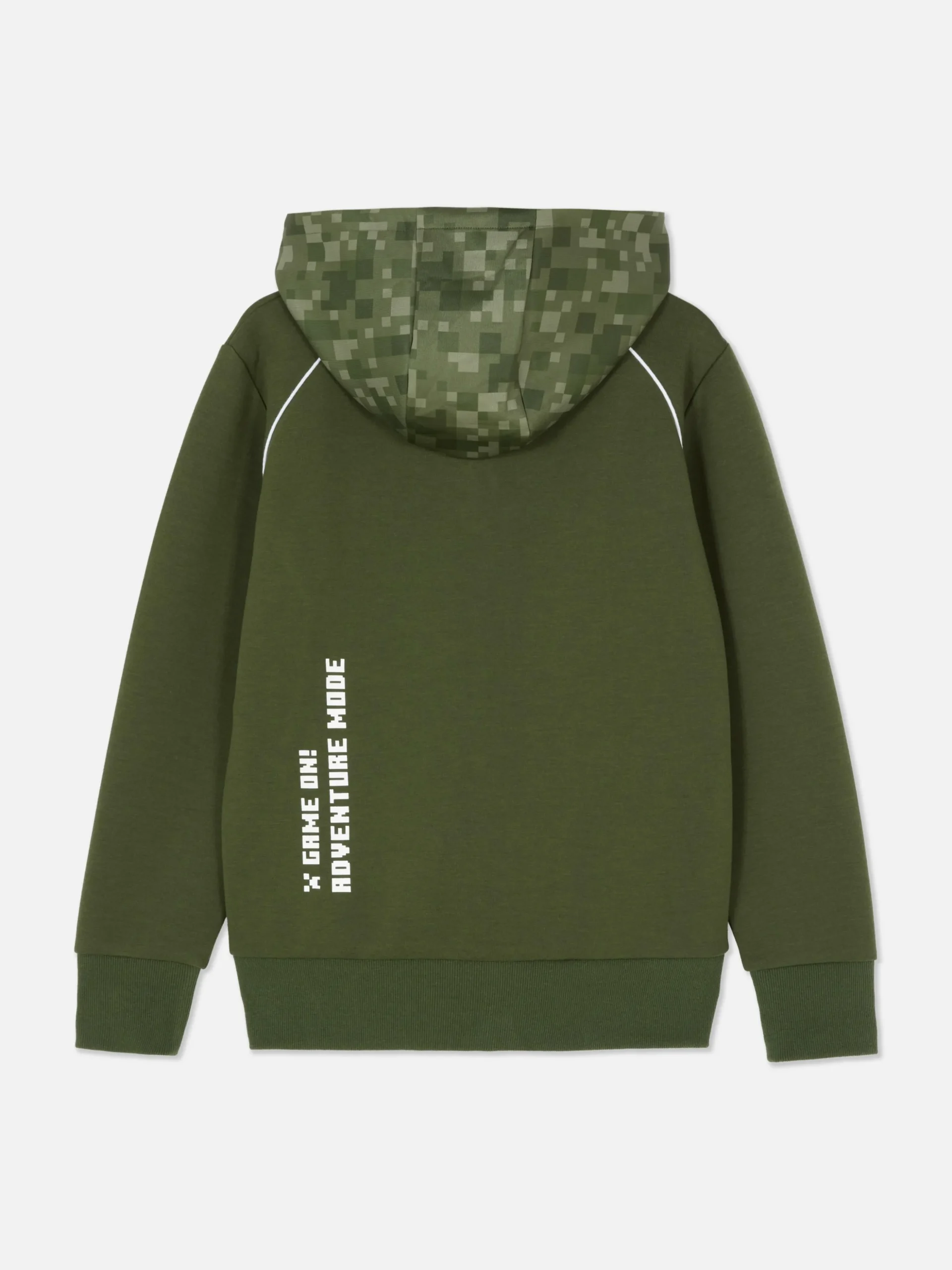 Sweat à Capuche Zippé Minecraft