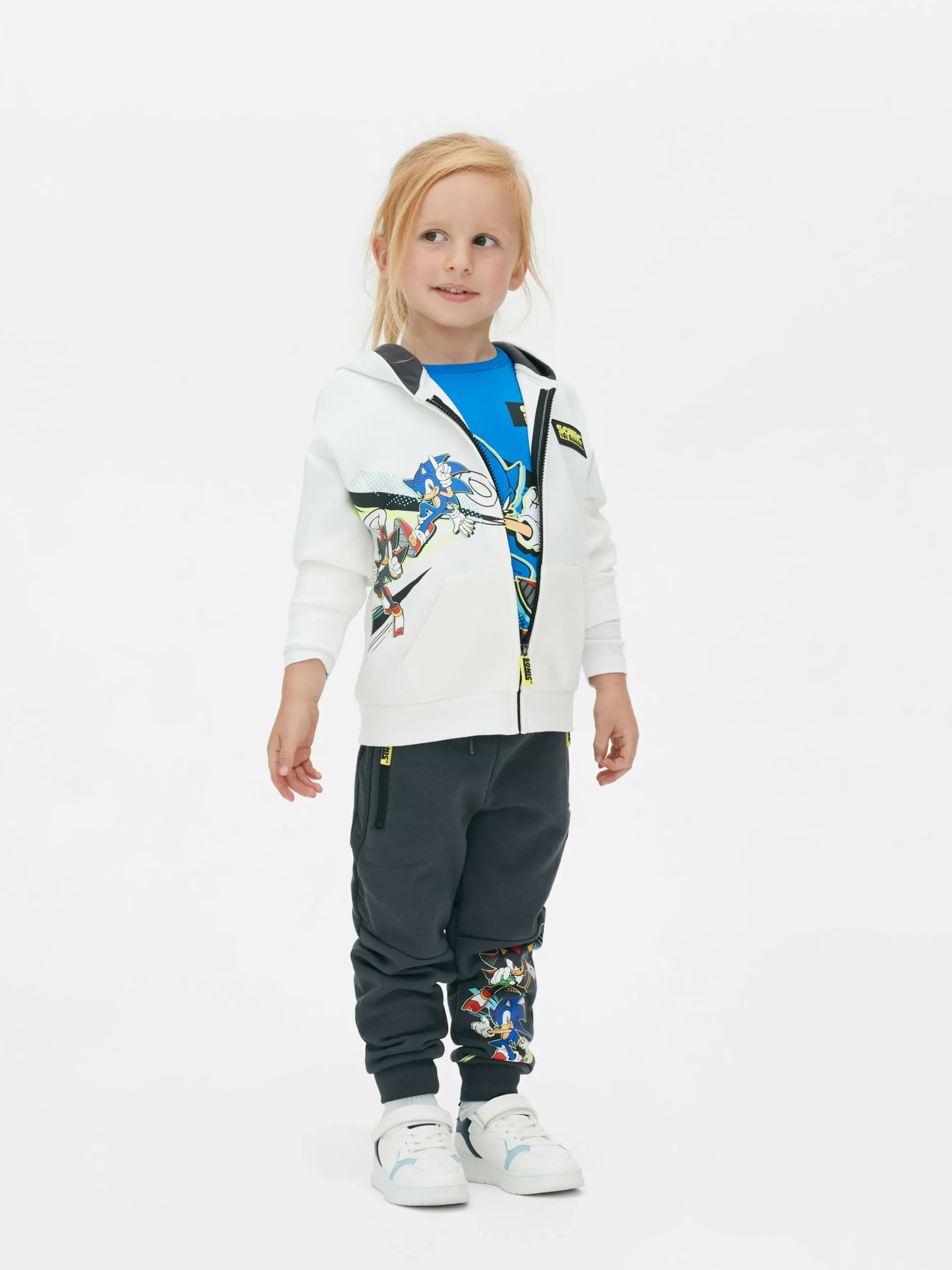 Sweat à Capuche Zippé Sonic Le Hérisson