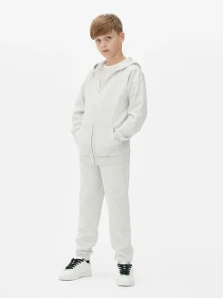 Sweat à Capuche Zippé Texturé Ado
