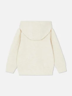 Sweat Texturé à Capuche Zippé