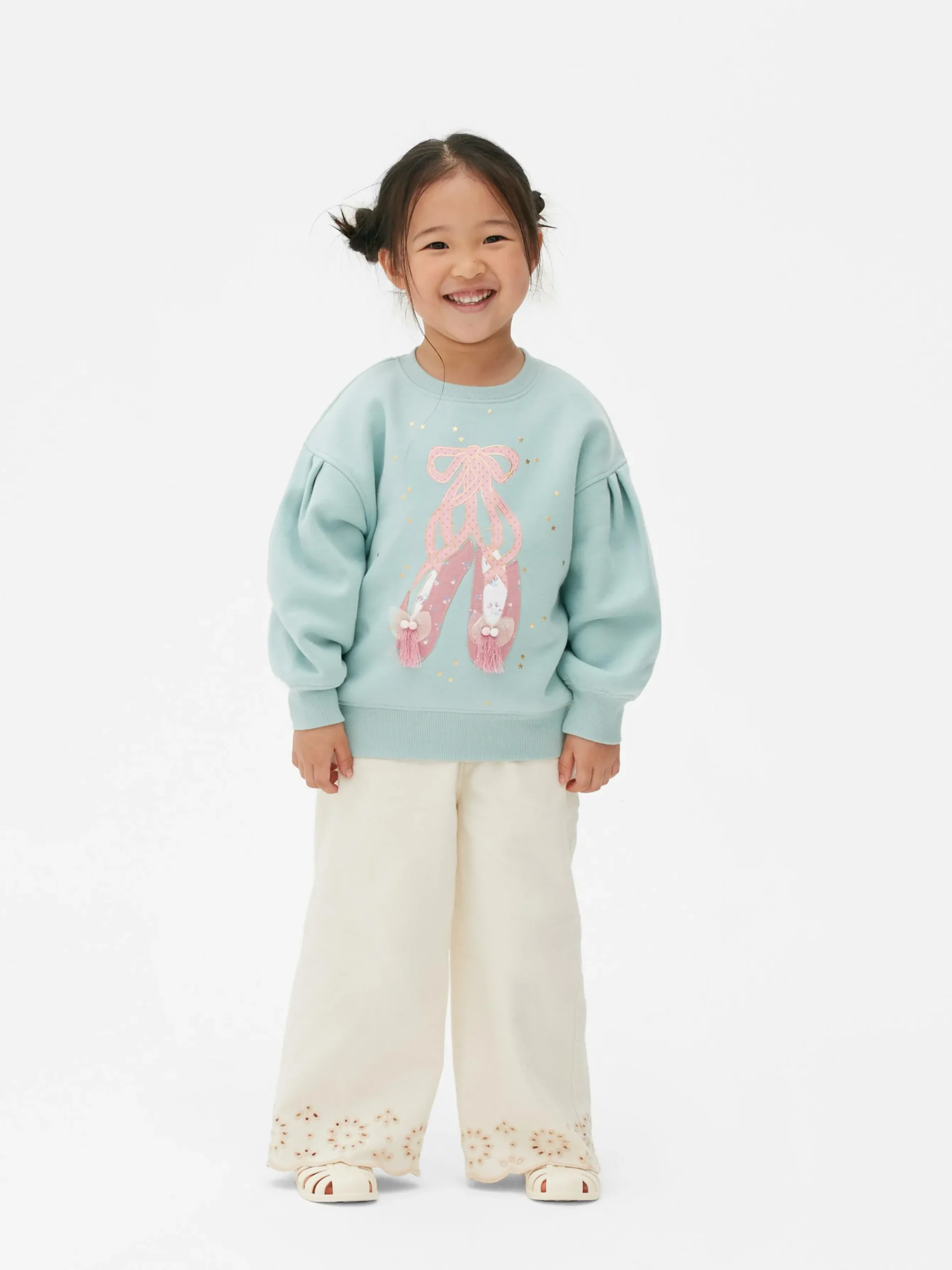 Sweat-shirt à Appliqué Ballerines