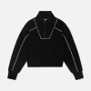 Sweat-shirt à Col Cheminée à Coordonner