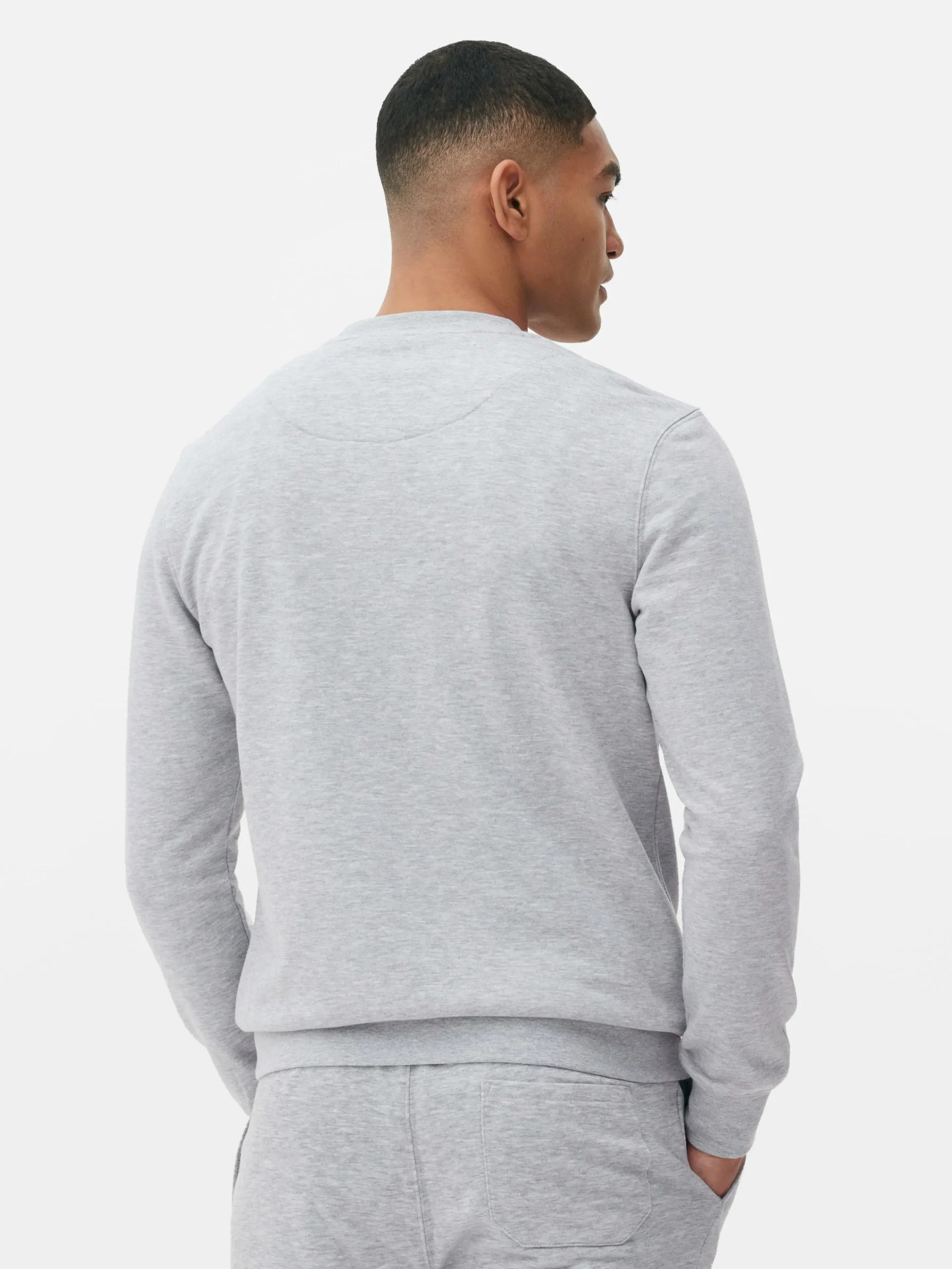 Sweat-shirt à Col Ras-du-cou